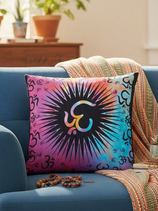 Cosmic Om Aura Cushion Cover