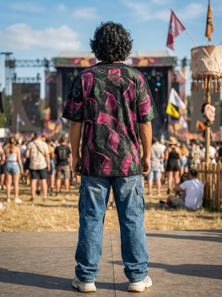 Aurora Drift Hand-Painted T-Shirt