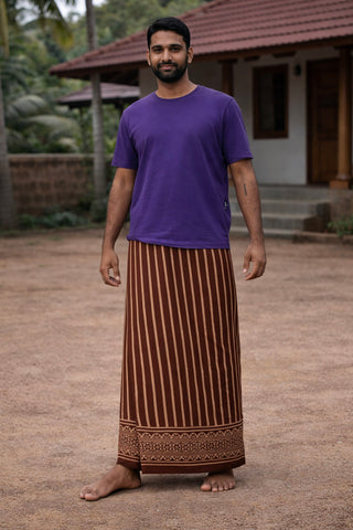 Dhara Stripe Dhoti