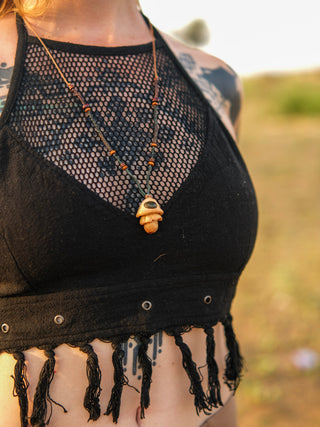 Mosscap Necklace