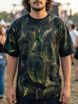 Forest Drift Hand-Painted T-Shirt