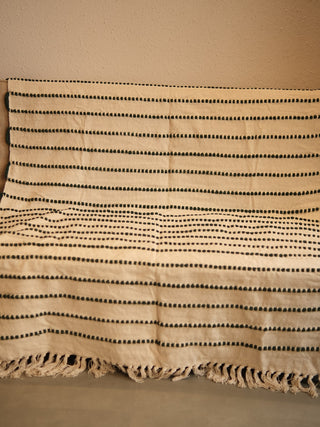 Aadhya Handwoven Striped Cotton Sofa Throw