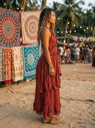 Rust Ember Nomad Maxi Dress