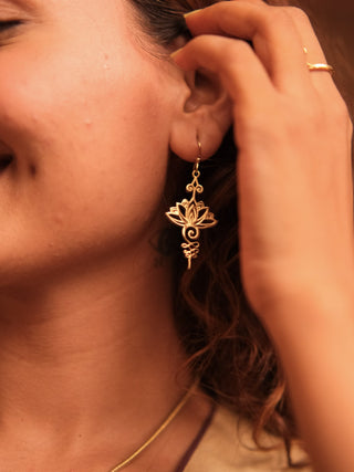 Lotanika Brass Earrings