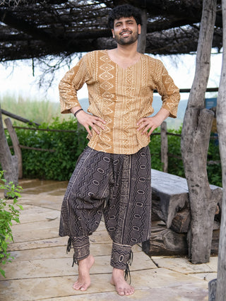 ajanta Tribal Block Print Cotton Kurta