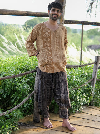 ajanta Tribal Block Print Cotton Kurta