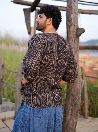 ajanta Tribal Block Print Cotton Kurta