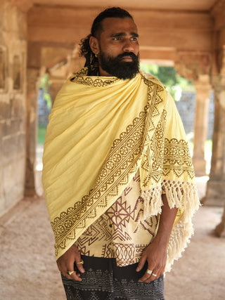 Suryan Tribal Handloom Cotton Shawl