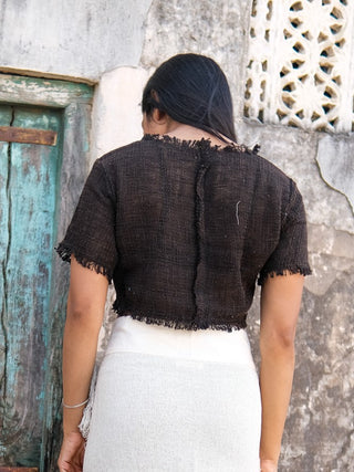 flounce Crop top