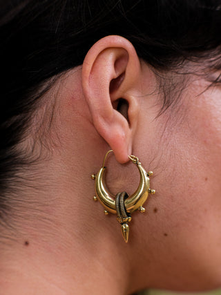 brass ear loop jewelry