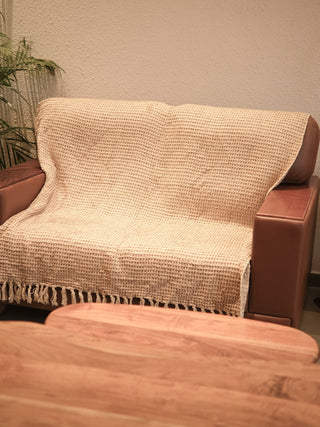 Tavika Handwoven Cotton Sofa Throw