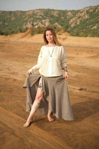 Bohemian Long-Sleeve Top