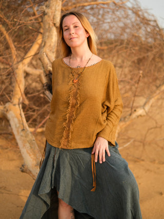 Bohemian Long-Sleeve Top