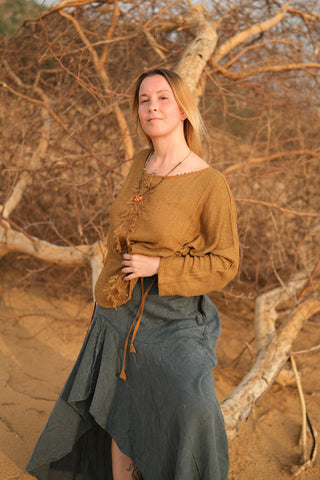 Bohemian Long-Sleeve Top