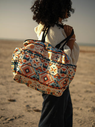 Aaravi Handwoven Cotton Tote Bag