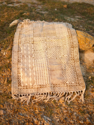 Vyan Handwoven Patchwork Cotton Carpet