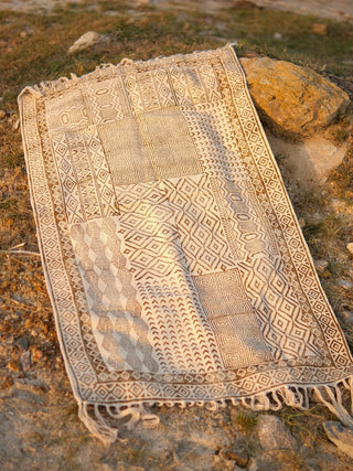 Vyan Handwoven Patchwork Cotton Carpet