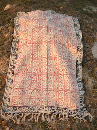 Devak Handwoven Tribal Carpet
