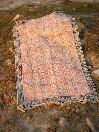 Devak Handwoven Tribal Carpet
