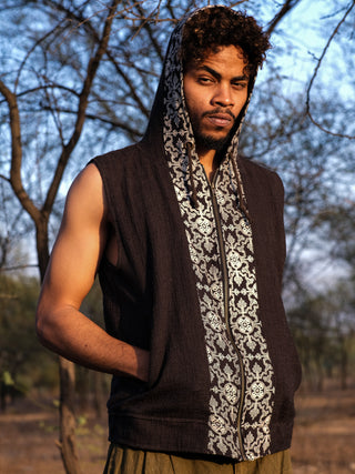 Shipibo Sleeveless Hoodie