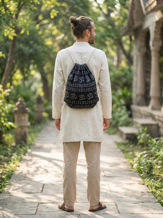 Om Drawstring Bag
