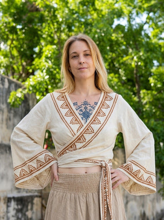 Naaya Wrap Top