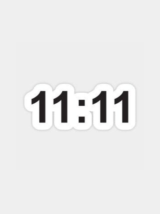 Eleven eleven Sticker