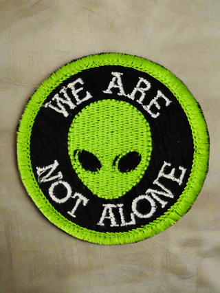 Alien embroidery patch