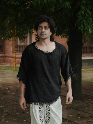 Baggy Knit T-shirt - Crystal Heal