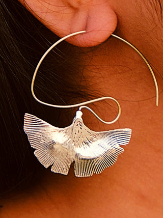 Ginkgo Earrings - Crystal Heal