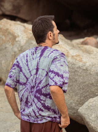 Iris Tie - dye T-shirt - Crystal Heal