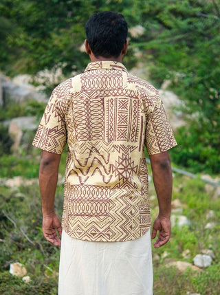 Bhargava Shirt Tribal Handblock  Shirt