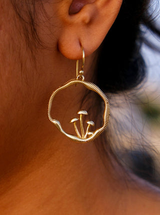 Shrooms Earrings - Crystal Heal