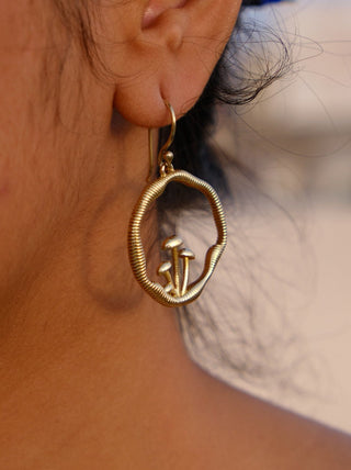 Shrooms Earrings - Crystal Heal