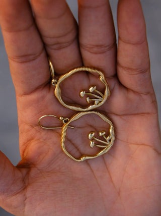 Shrooms Earrings - Crystal Heal